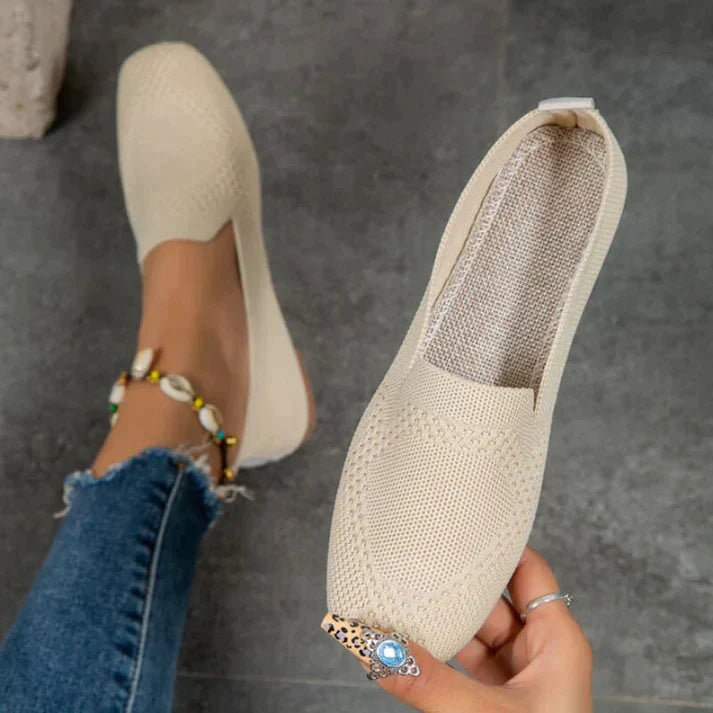 Zomerse Loafers | Slip-On | Comfortabele | Canvas Loafers | Damesschoenen-Hallo Susanne