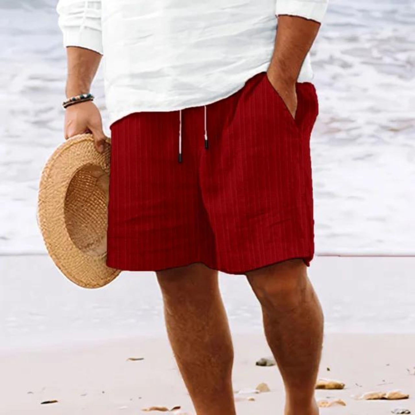 Zomershorts | Losjes model | Lichtgewicht | Casual Shorts | Herenshorts-Hallo Susanne